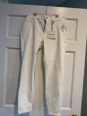 DL1961 Crisp White Slim Jeans